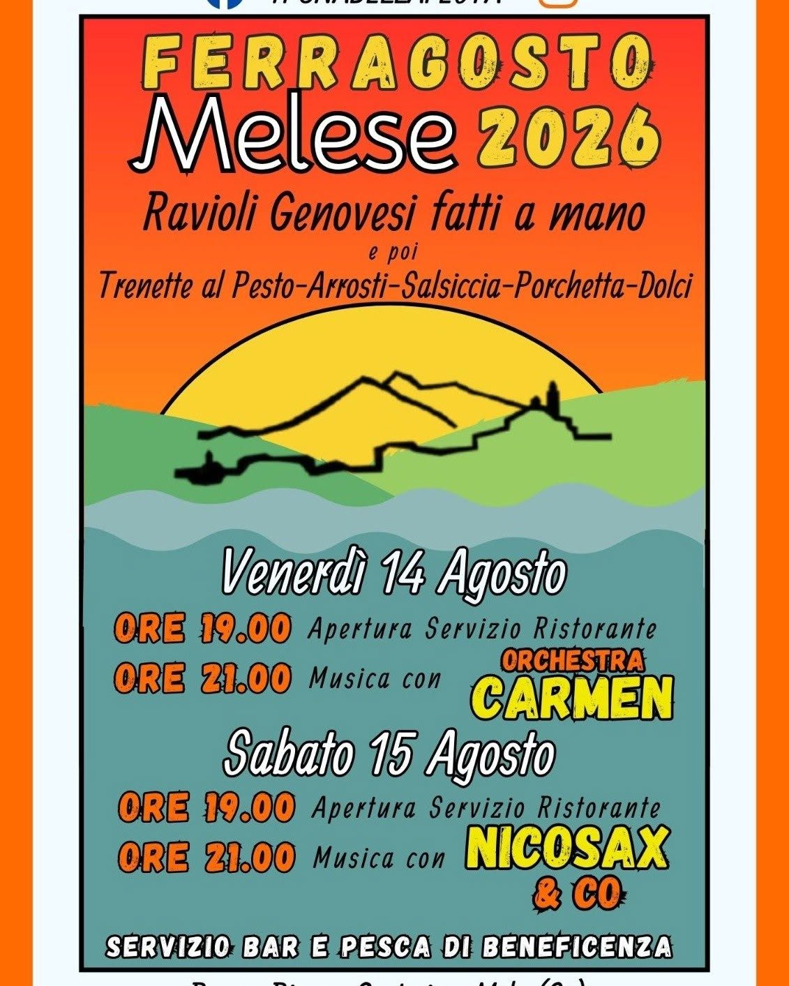 Locandina di Ferragosto Melese 2026