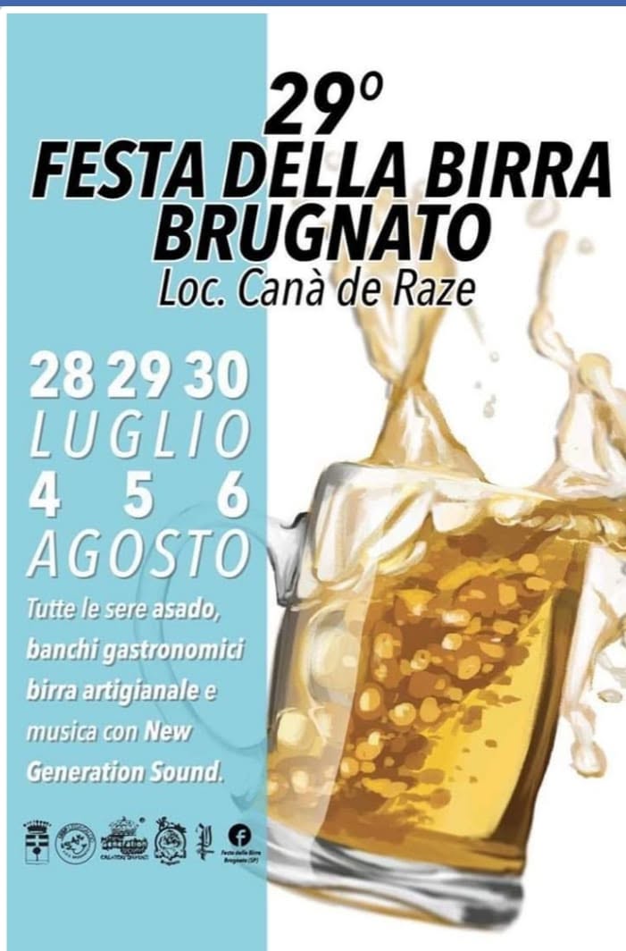Locandina di 29° FESTA DELLA BIRRA BRUGNATO