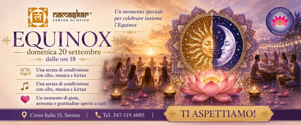 Locandina di EQUINOX 2026 - 18 anni di Namaskar