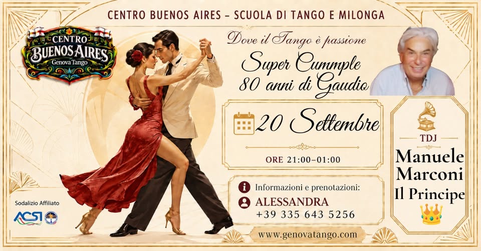 Locandina di La Milonga del CBA