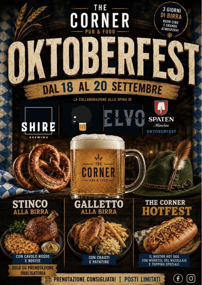 Locandina di The Corner FEST - Oktoberfest