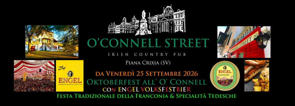 Plakat von Oktoberfest all'O'Connell 2026