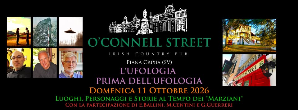 Plakat von Convegno: "L'Ufologia Prima dell'Ufologia" - Domenica 11 Ottobre 2026