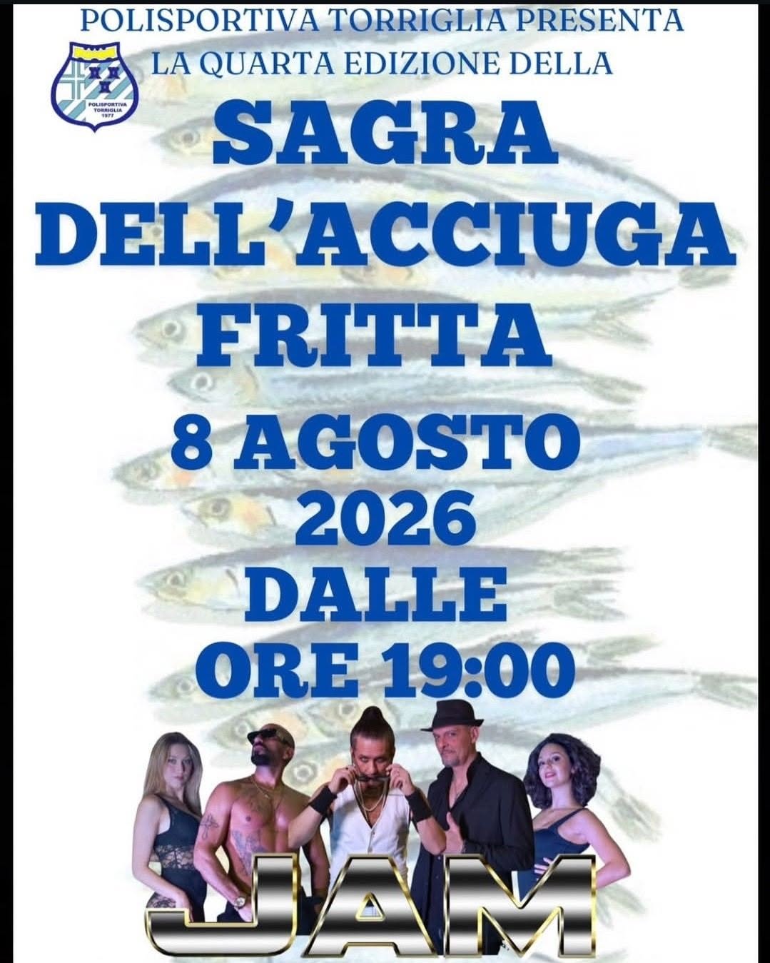 Locandina di Sagra dell'Acciuga Fritta
